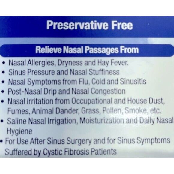 Neilmed Sinus Rinse Bottle, 1 Premix Sachet Exp 2027 Travel, Home, Allergy, Cold - Picture 5 of 5
